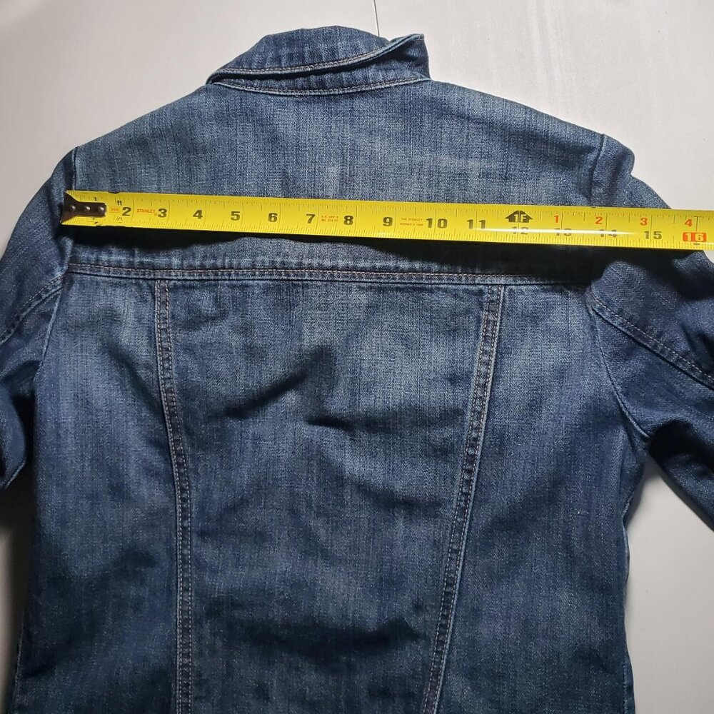 Gap Jeans Dark Denim Trucker Jacket From Fall 2012 Sz XS - Picture 10 of 16
